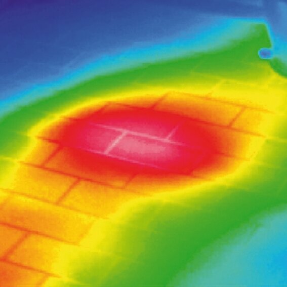 Leckortung mit Thermografie